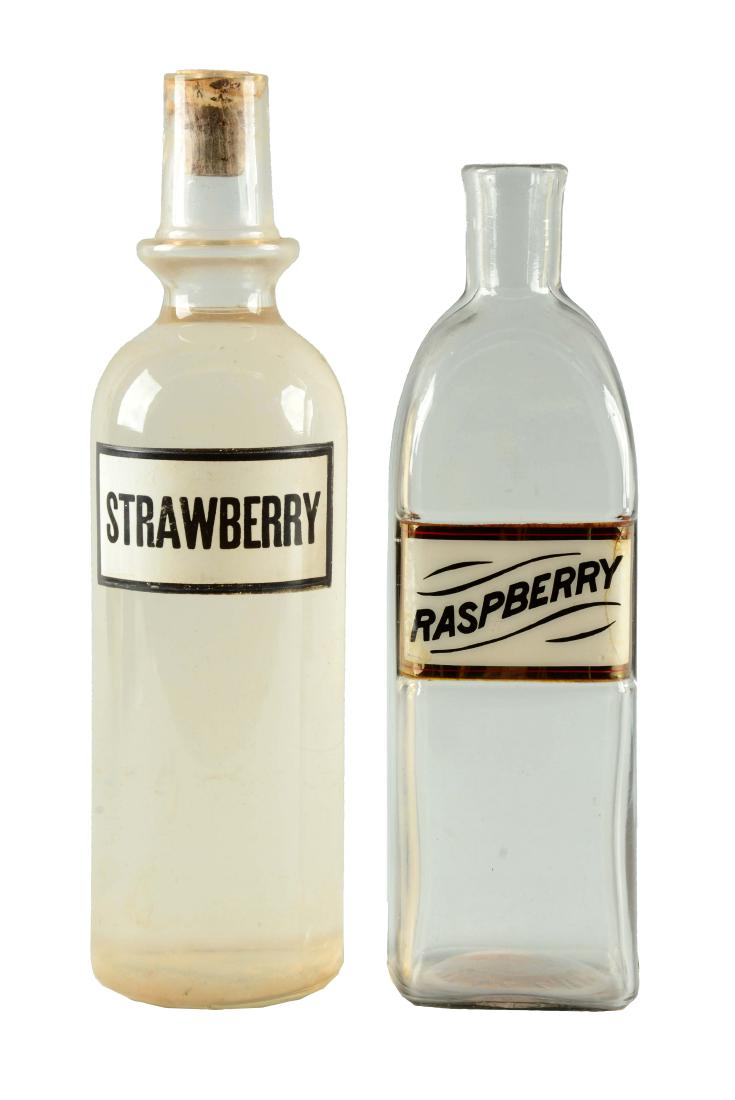 Lot Of 2: Raspberry & Strawberry Apothecary & Syrup (1 of 1)
