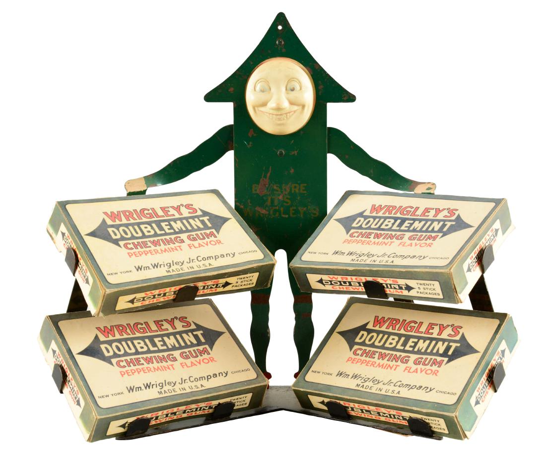 Wrigley's Chewing Gum Display With 4 Boxes. (1 of 4)
