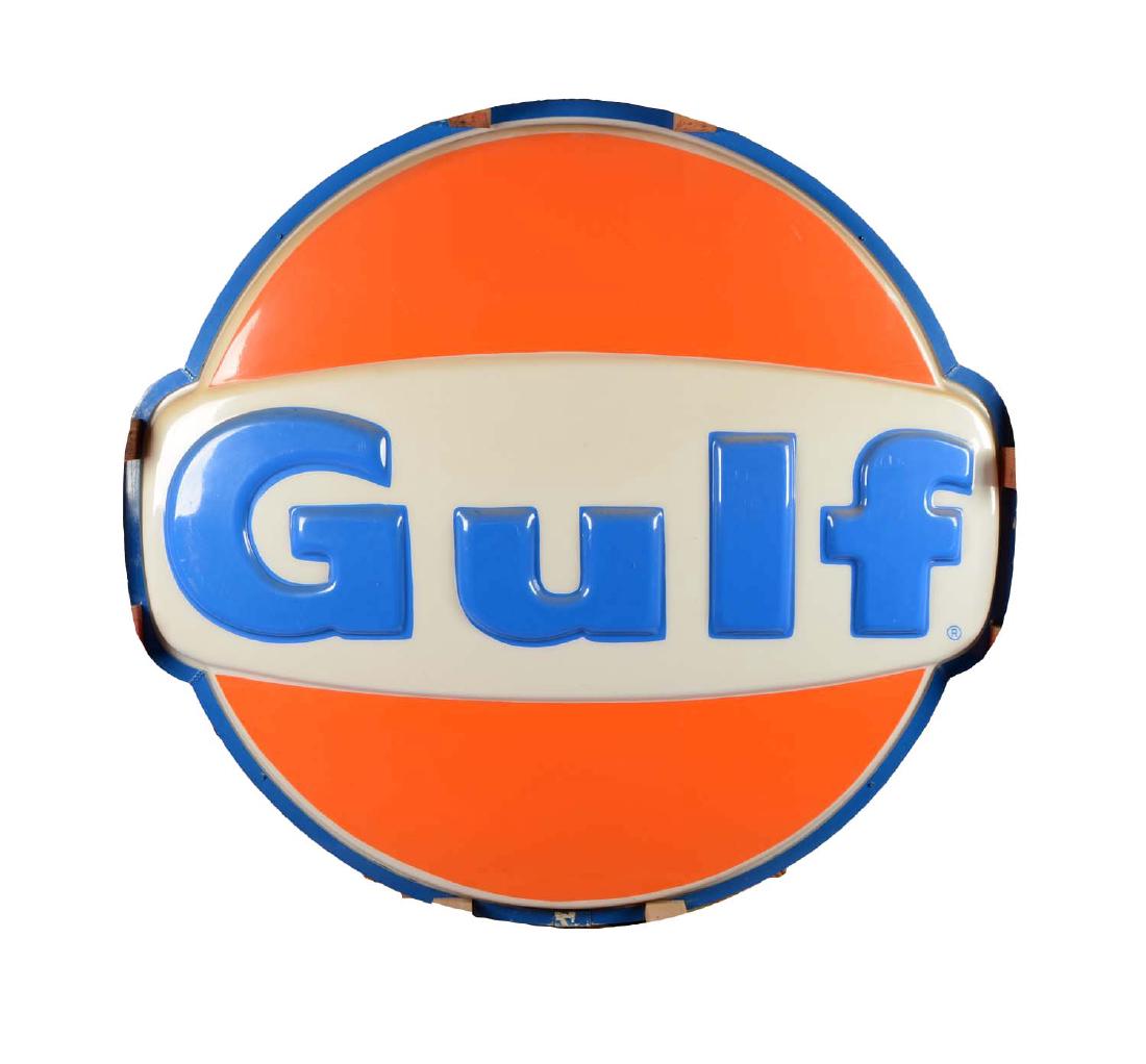 GULF Plastic Identification Sign. (1 of 7)