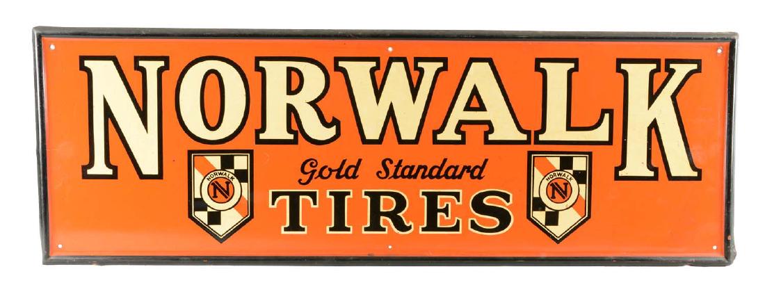 Norwalk Gold Standard Tires Tin Sign. (1 of 6)