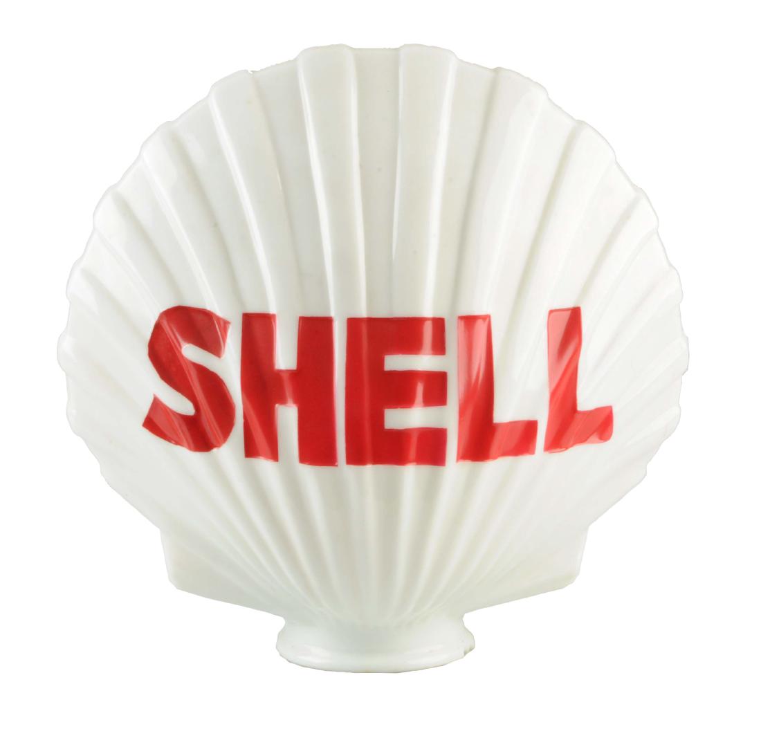 Shell OPC Milkglass Globe Body. (1 of 2)