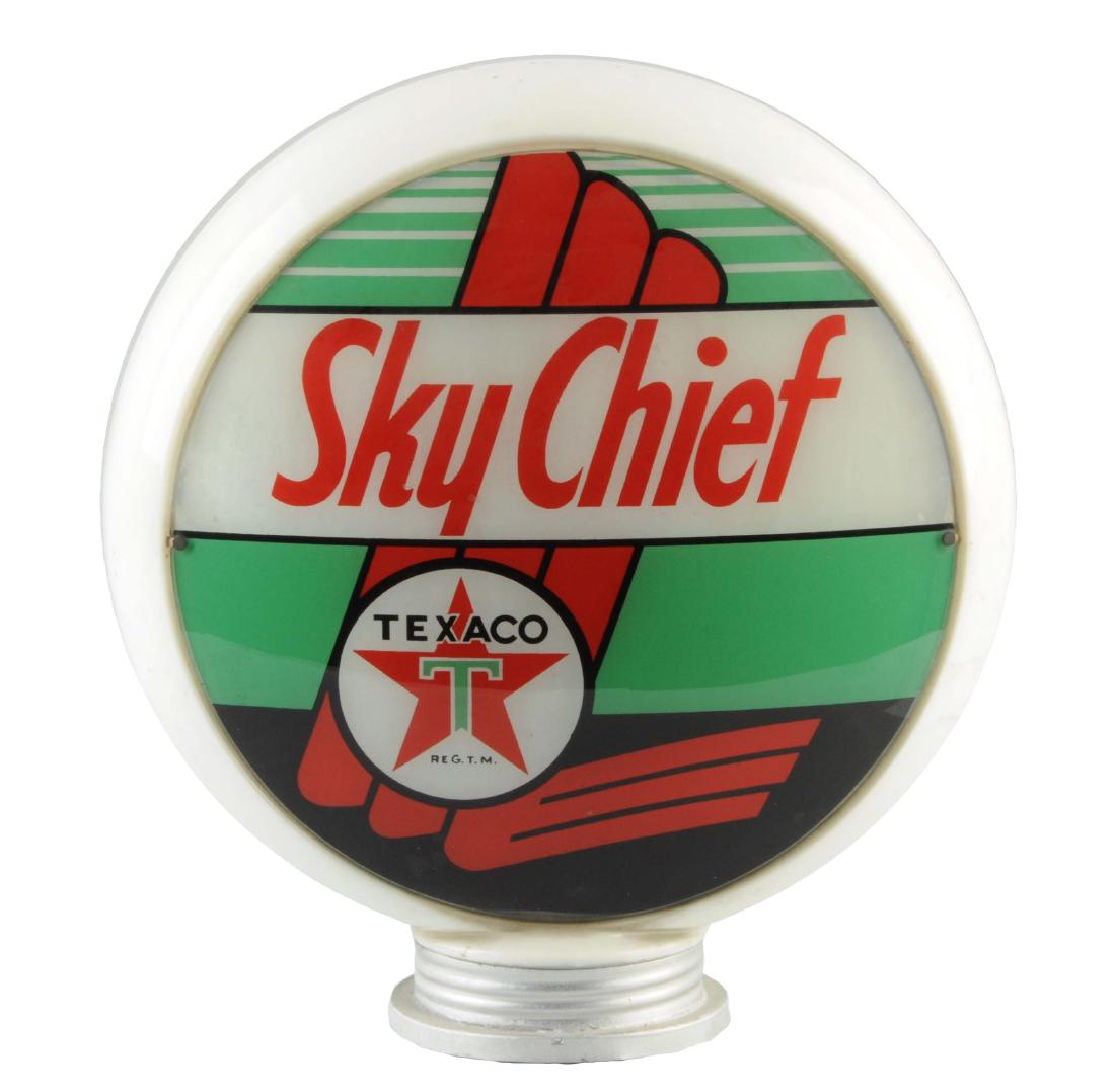 Texaco Sky Chief 13-1/2" Globe Lenses. (1 of 2)