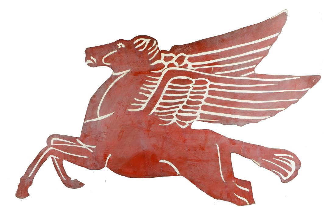 (Mobilgas) Pegasus Die-cut Sign. (1 of 8)