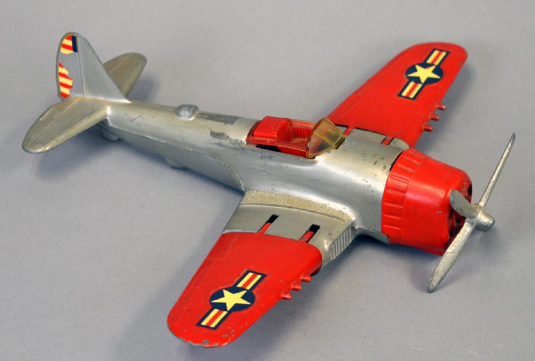 Hubley Kiddie Toy Airplane: Hubley Kiddie Toy Airplane 10" long, 11-1/2" wingspan