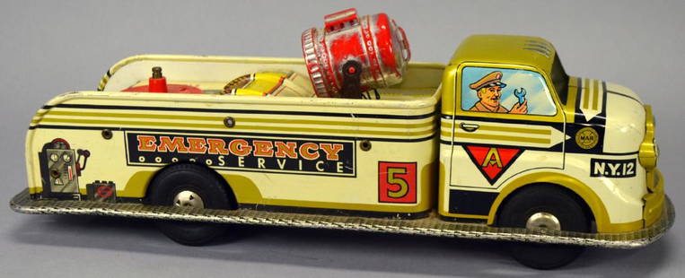 Marx Emergency Service Truck Battery Operated: Marx Emergency Service Truck Battery Operated