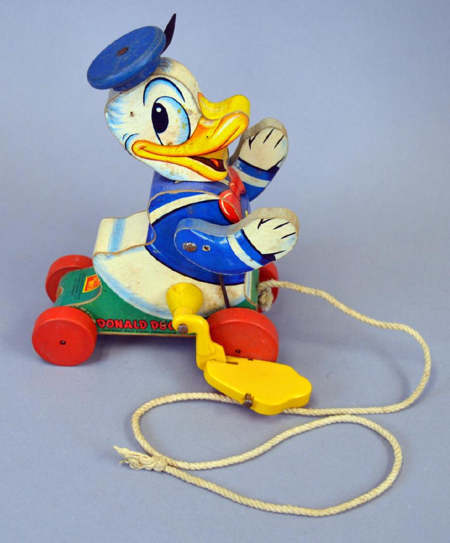 Fisher Price Donald Duck Pull Toy #765 (1 of 2)