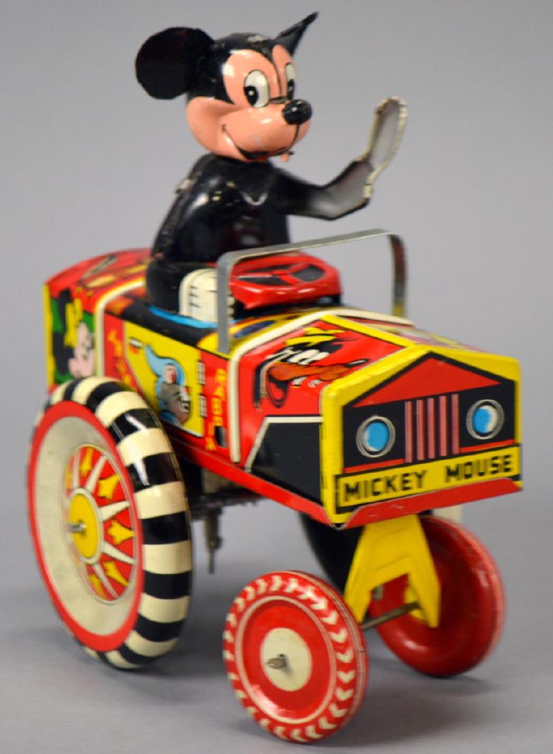 Linemar Mickey Mouse Dipsy Car Tin Wind-Up (1 of 3)