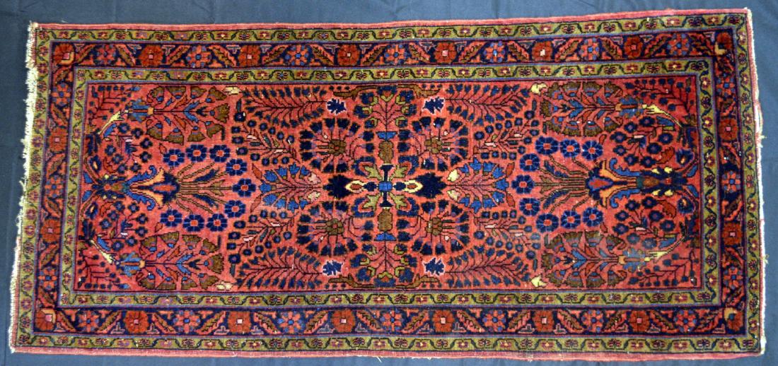 Sarouk Oriental Rug 47" x 22" (1 of 2)