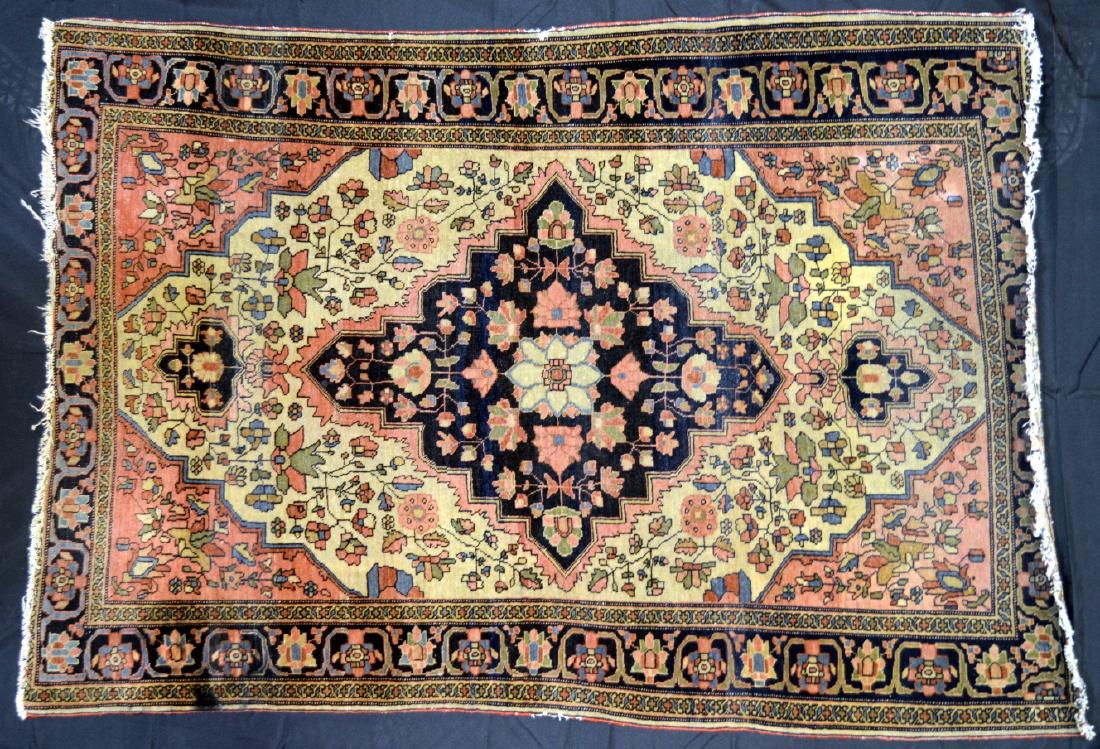 Fereghan Sarouk Oriental Rug 58" x 41" (1 of 3)