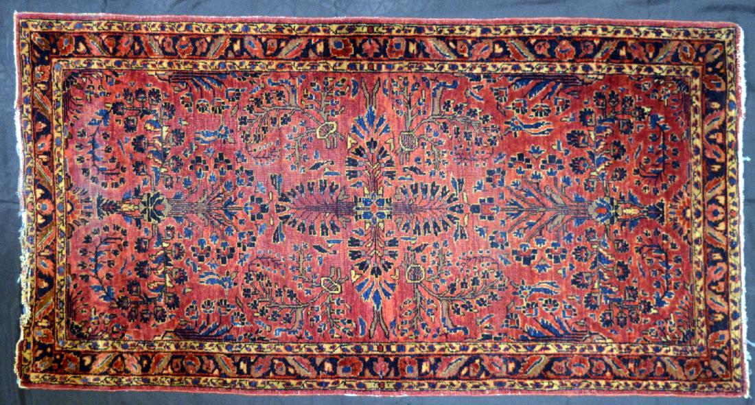 Sarouk Oriental Rug Runner 57" x 30" (1 of 3)