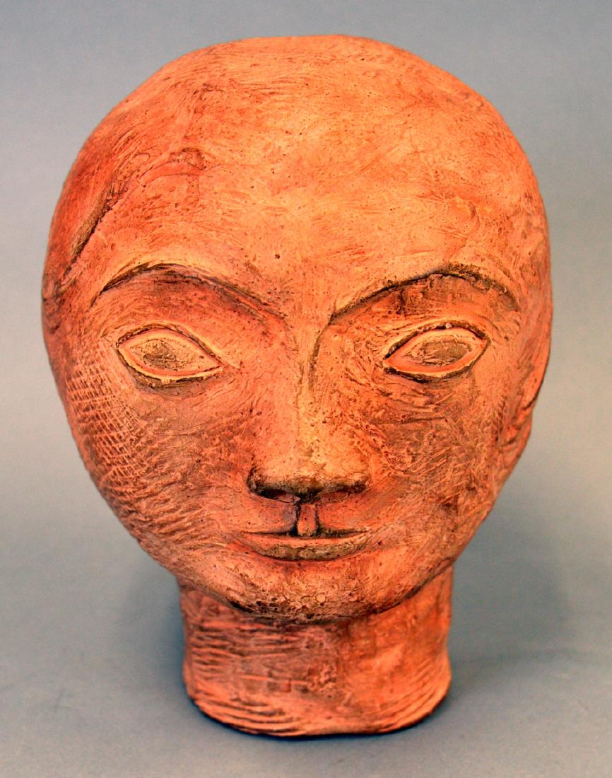 Studio Pottery Bust of a Woman (1 of 2)