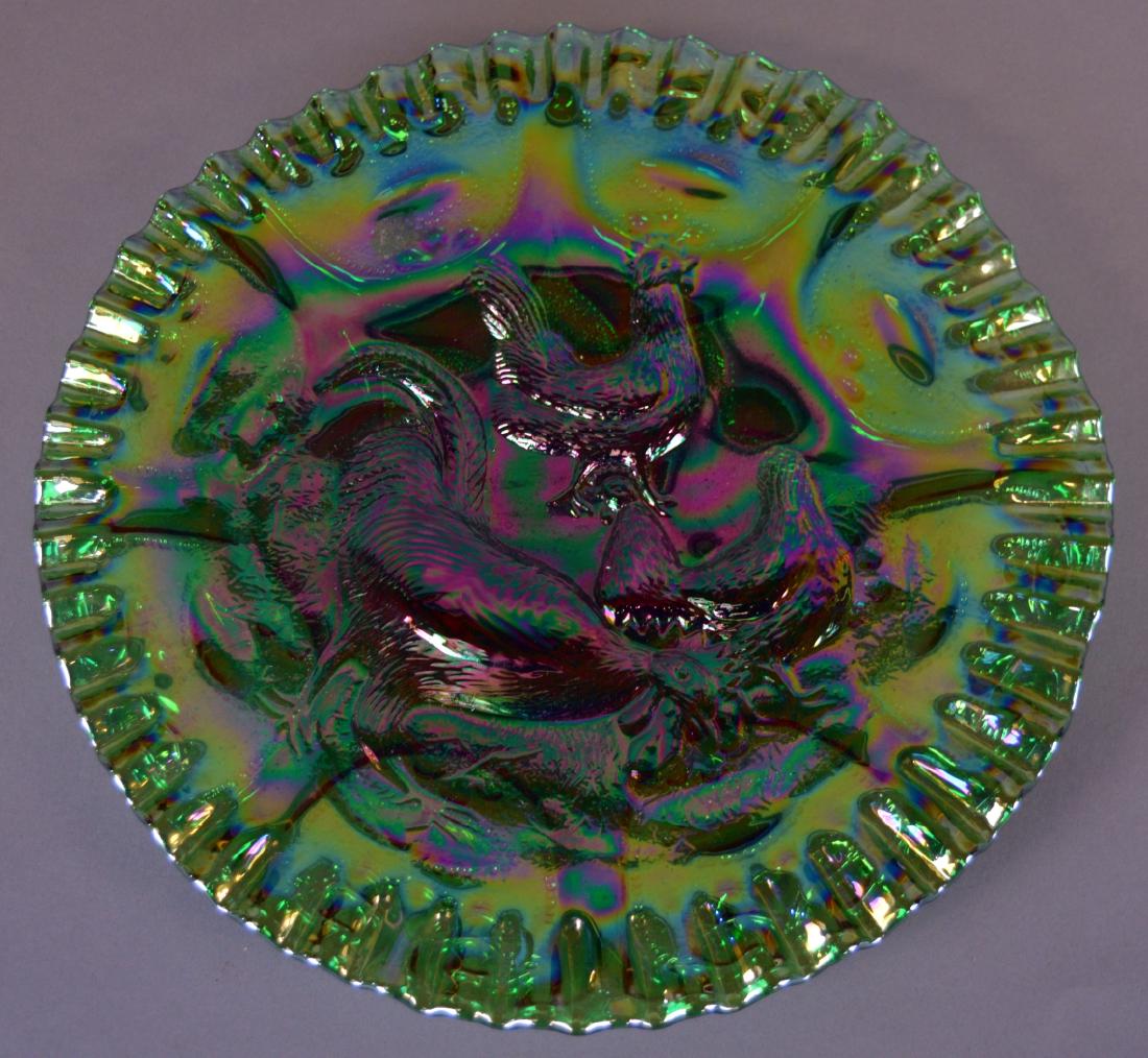 Fenton green farmyard chop plate: Fenton green farmyard chop plate (Singleton Bailey)