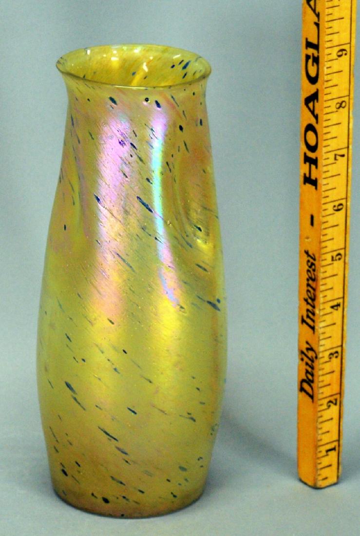 European art glass vase. Manufacturing dimple.  maybe a (1 of 1)