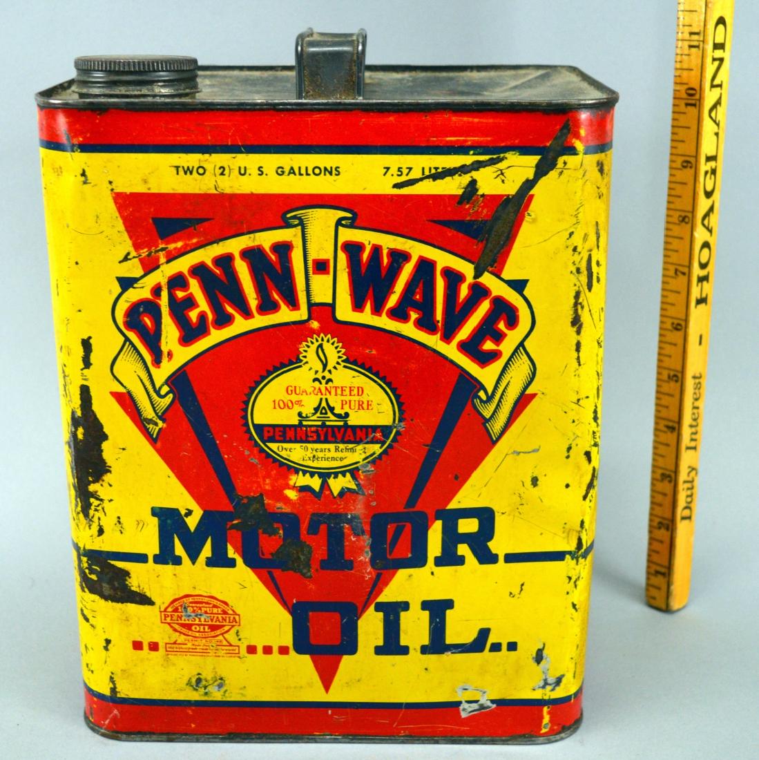Penn Wave Motor Oil Can 2 Gallon (1 of 2)