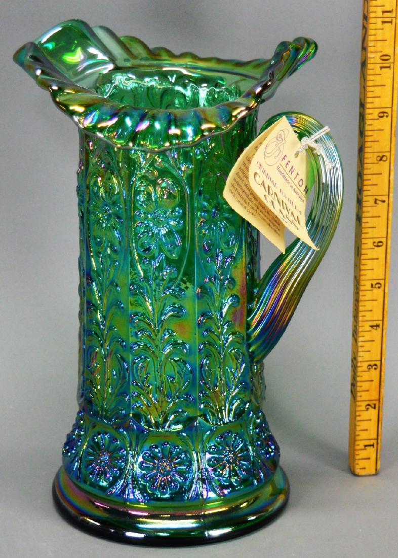 Fenton Emerald green Milady pitcher (1 of 2)