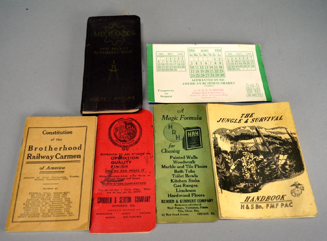Epemphra Mechanics Book, Railway Carmen, Universal: Epemphra Mechanics Book, Railway Carmen, Universal Stoves and Ranges, Jungle Survival