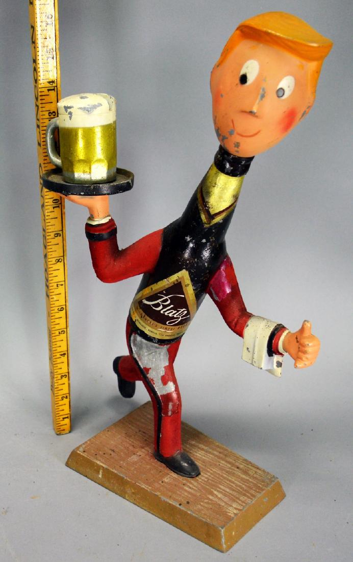 Blatz Beer Cast Iron,  Sign in Mug missing, some color (1 of 4)