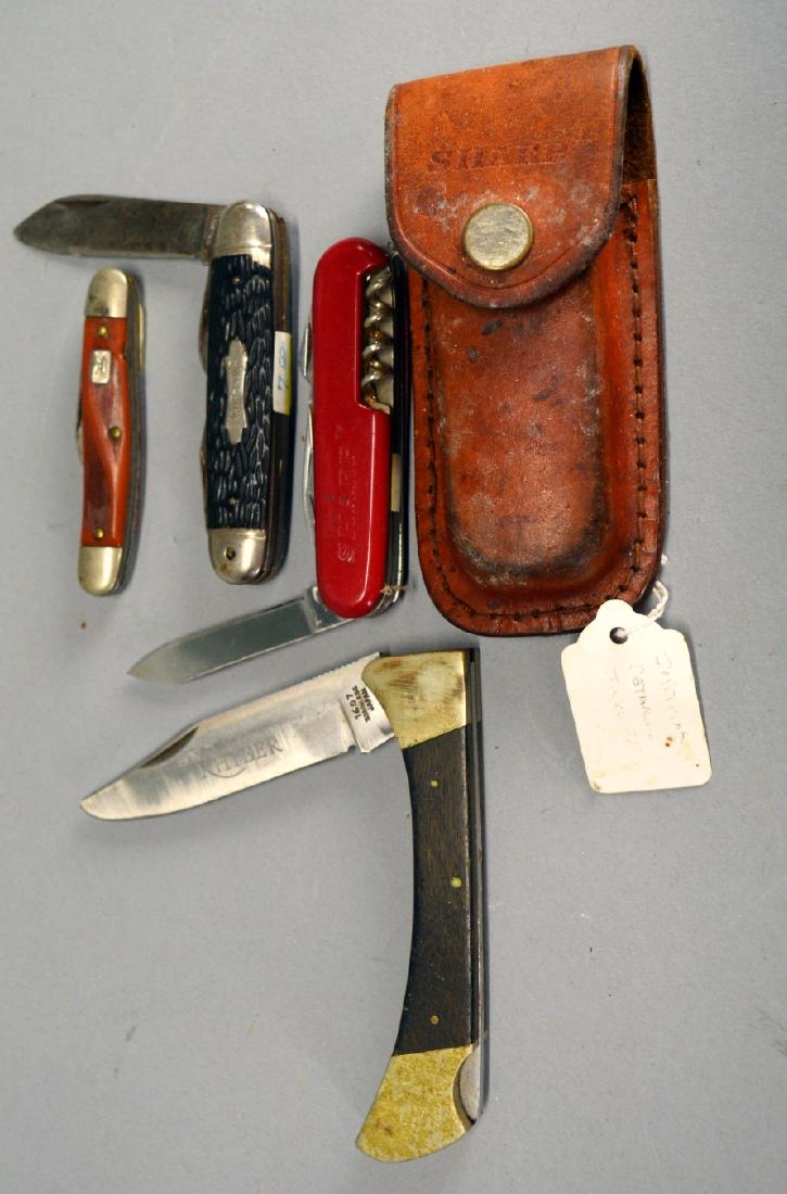 4 Assorted pocket Knives Sharp, Khyber, Kamp King, and (1 of 1)
