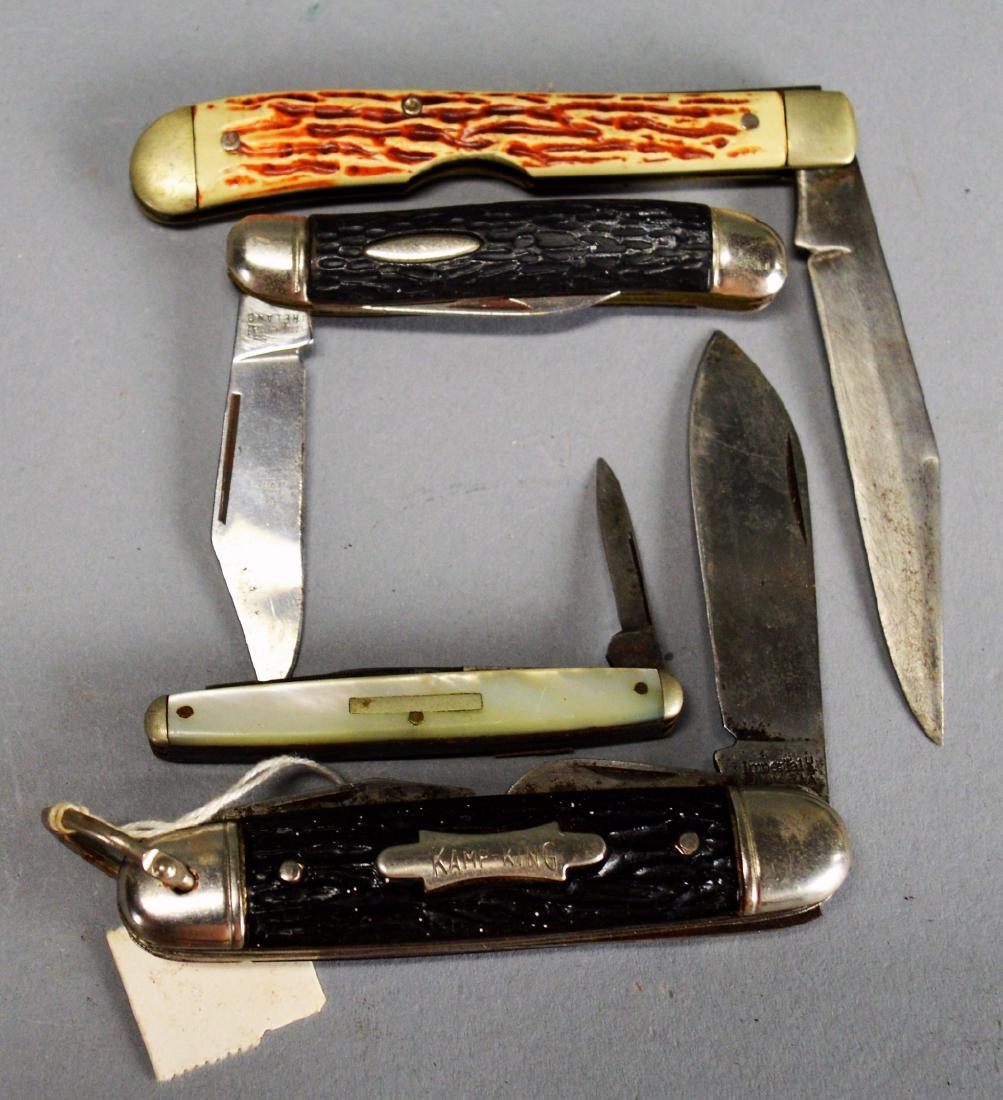 Kamp King, Colonial and Misc, 4 pocket knives (1 of 1)