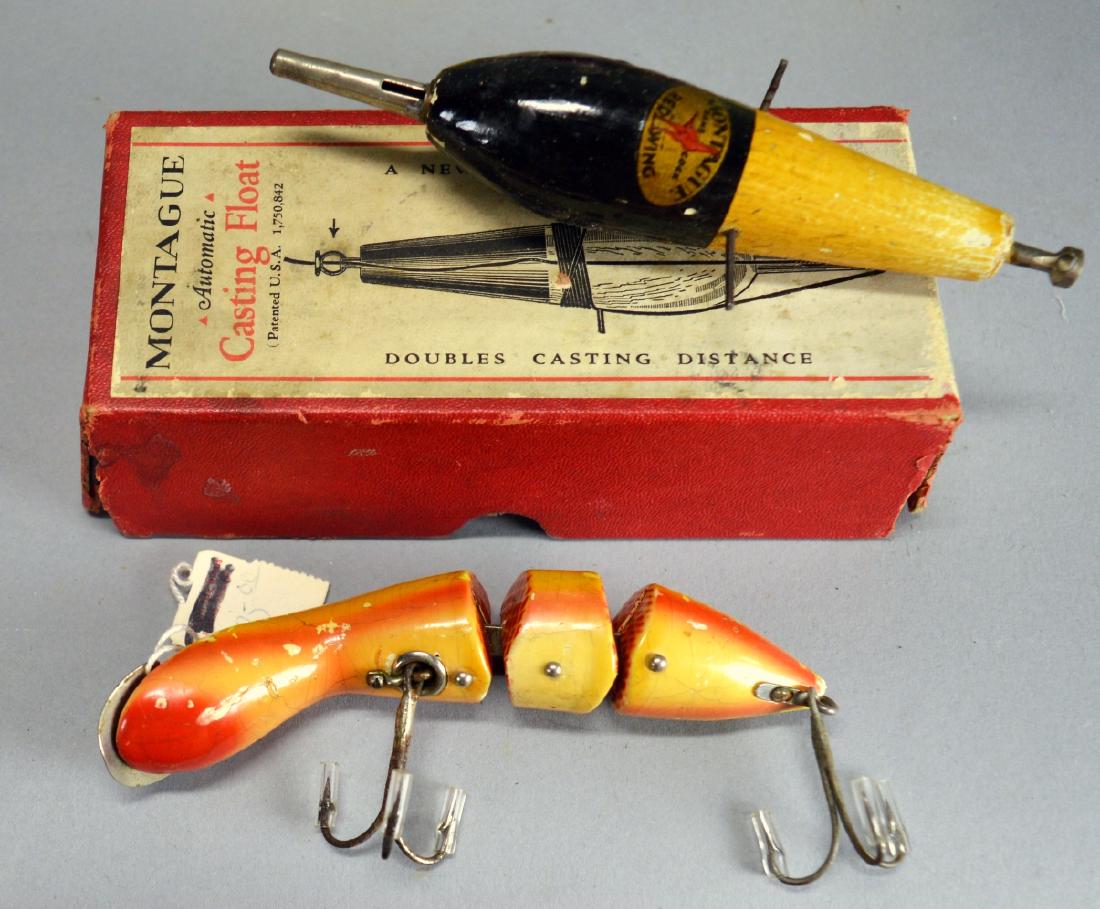 Montague automatic casting float and Misc. Bait (1 of 2)