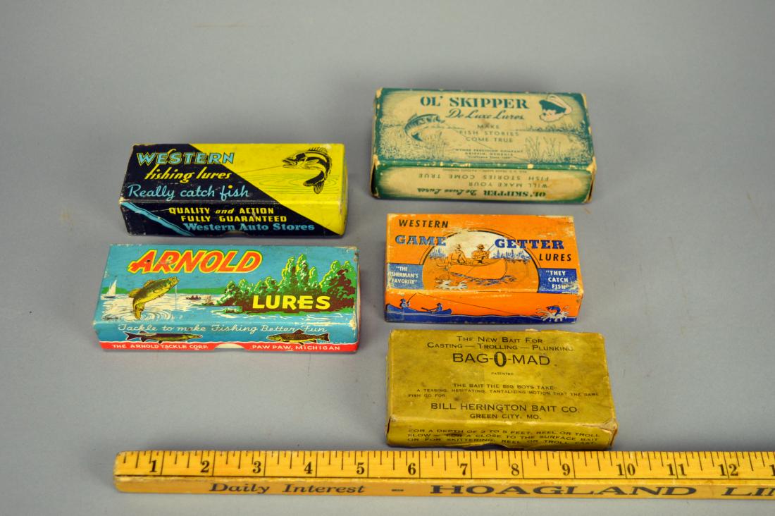 Ol' Skipper, Western Game Getter, Wester Fishing, Empty: Ol' Skipper, Western Game Getter, Western Fishing Lures, Bag-O-Mad, Arnold Lures
