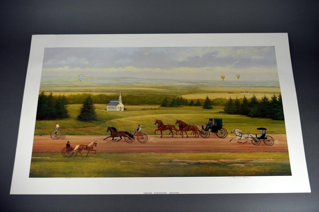 Signed Limited Edition Print "A Sunday Drive": Judith Zimmers-Blinn, #595/750