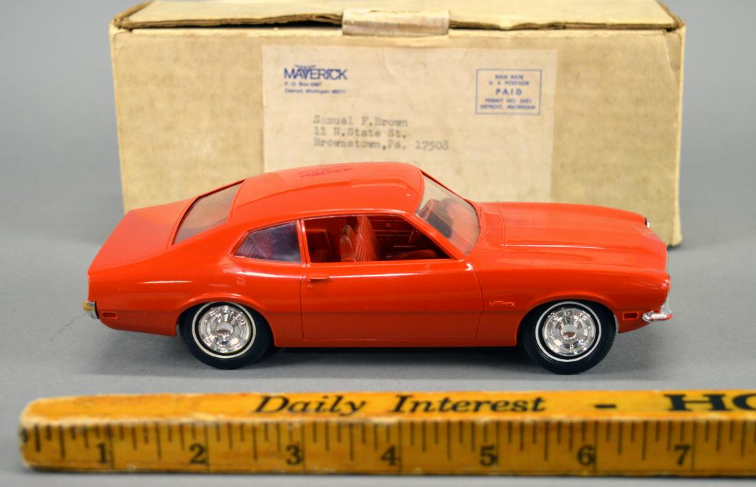 Maverick sampler car with original box: Maverick sampler car with original box