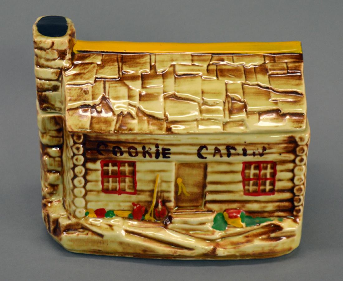 Mccoy Pottery Log Cabin Cookie Jar Sep 23 2018 Aaa Auction