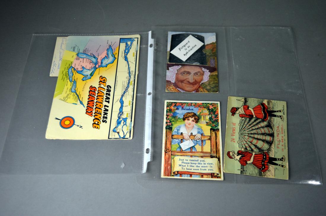 Collection of 90+ antique postcards (1 of 20)