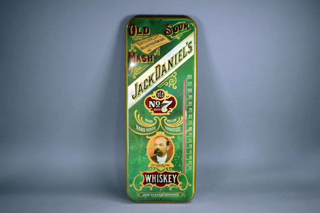 Jack Daniel's advertising thermometer (1 of 2)