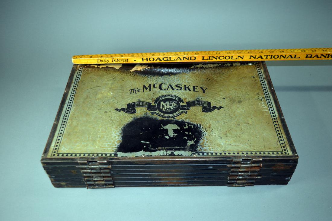 Organizer insert from a McCaskey Safe Register (1 of 14)