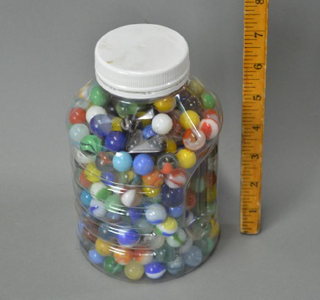 Jar of vintage marbles: Jar of vintage marbles