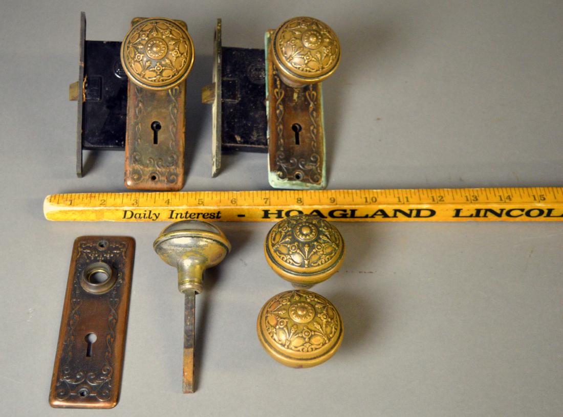 Lot of Victorian door hardware (1 of 4)