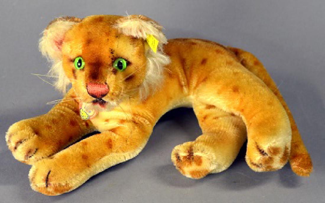 1954-1958 Steiff lying leopard (1 of 5)
