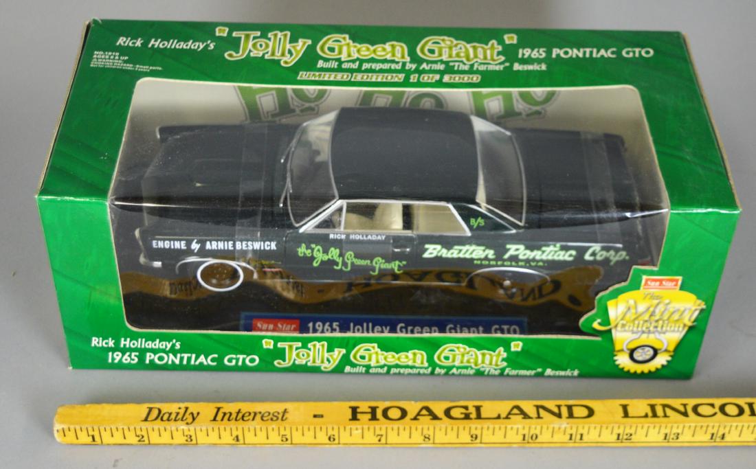 Sun Star diecast Rick Holladay's 1965 Pontiac GTO: 1:18 scale. The Mint Collection