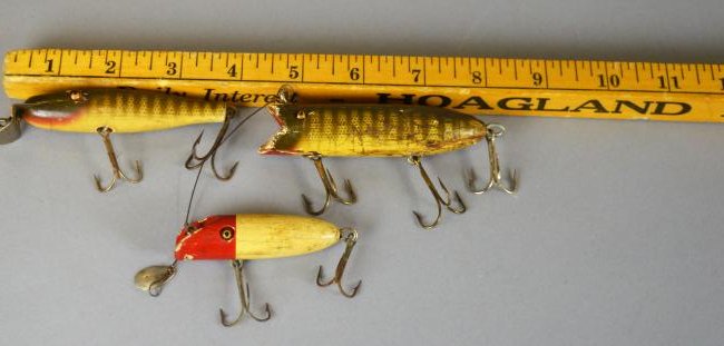 Vintage fishing lures creek chub: Including a Creek Chub Bait Co.