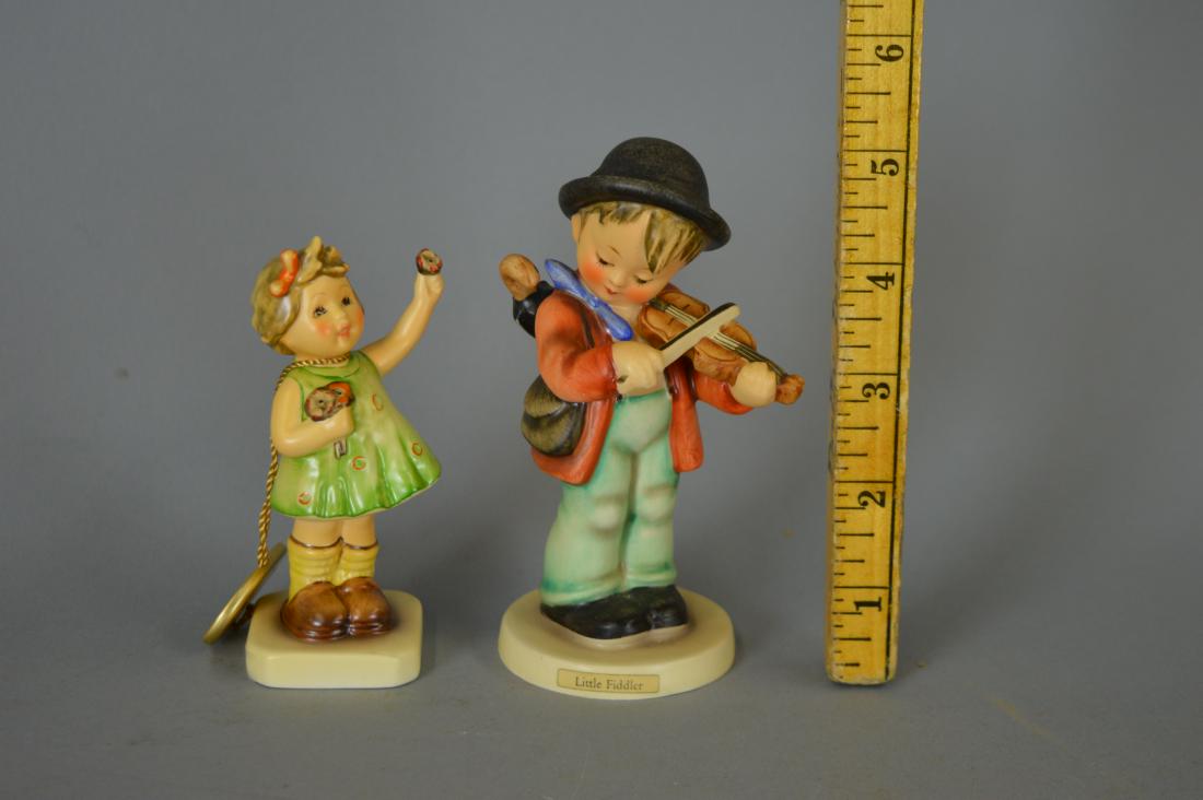 Two Goebel Hummel figurines: Including "Little Fiddler" & "Forever Yours"