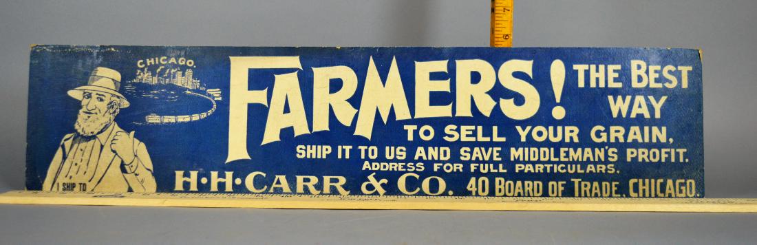 H H Carr Grain Paper Advertisement: H H Carr Grain Paper Advertisement