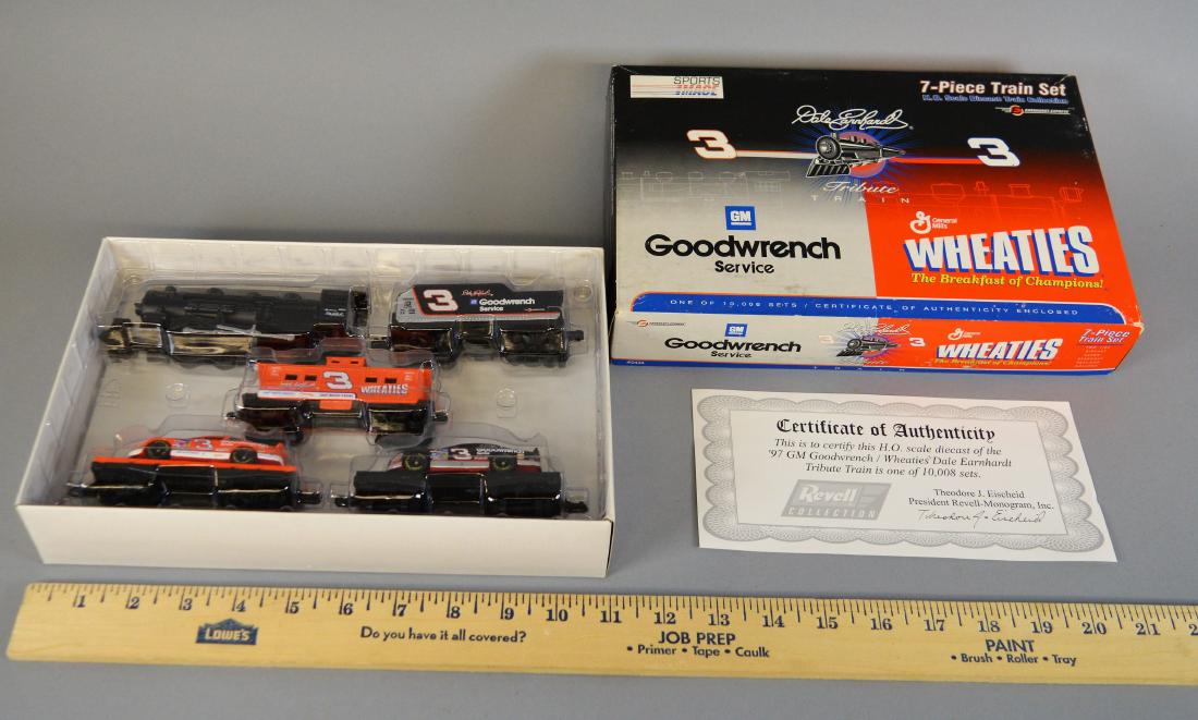 dale earnhardt train set