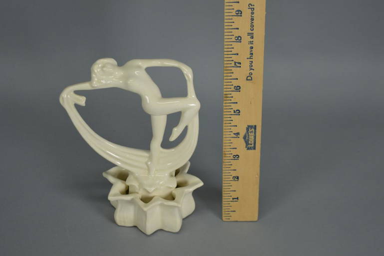Art Deco Cowan Pottery Flower Frog