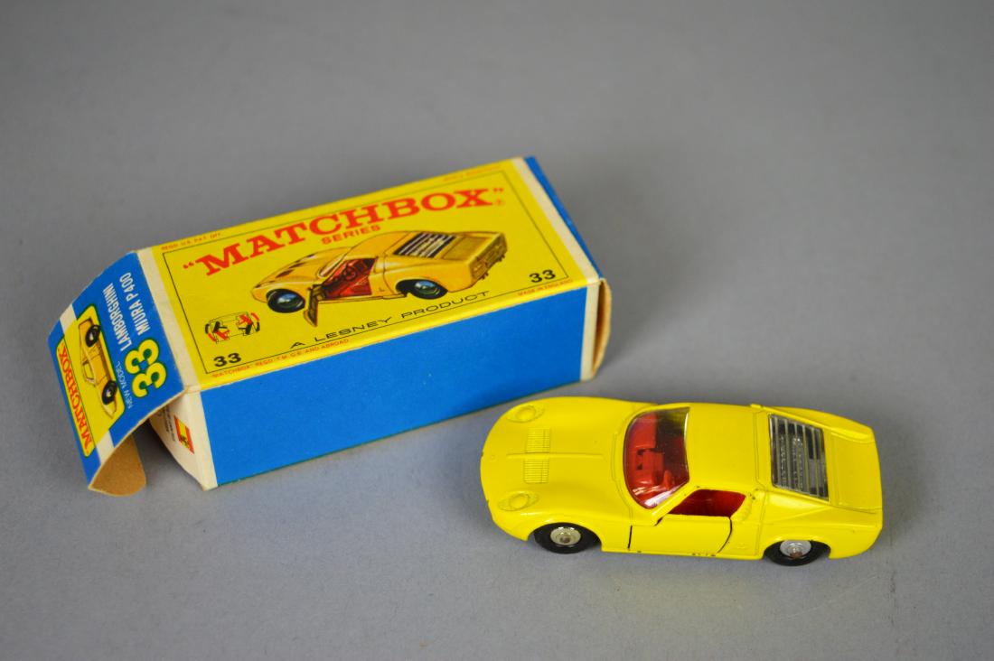 Lesney Matchbox #33 Lamborghini Miura P400: Lesney Matchbox #33 Lamborghini Miura P400