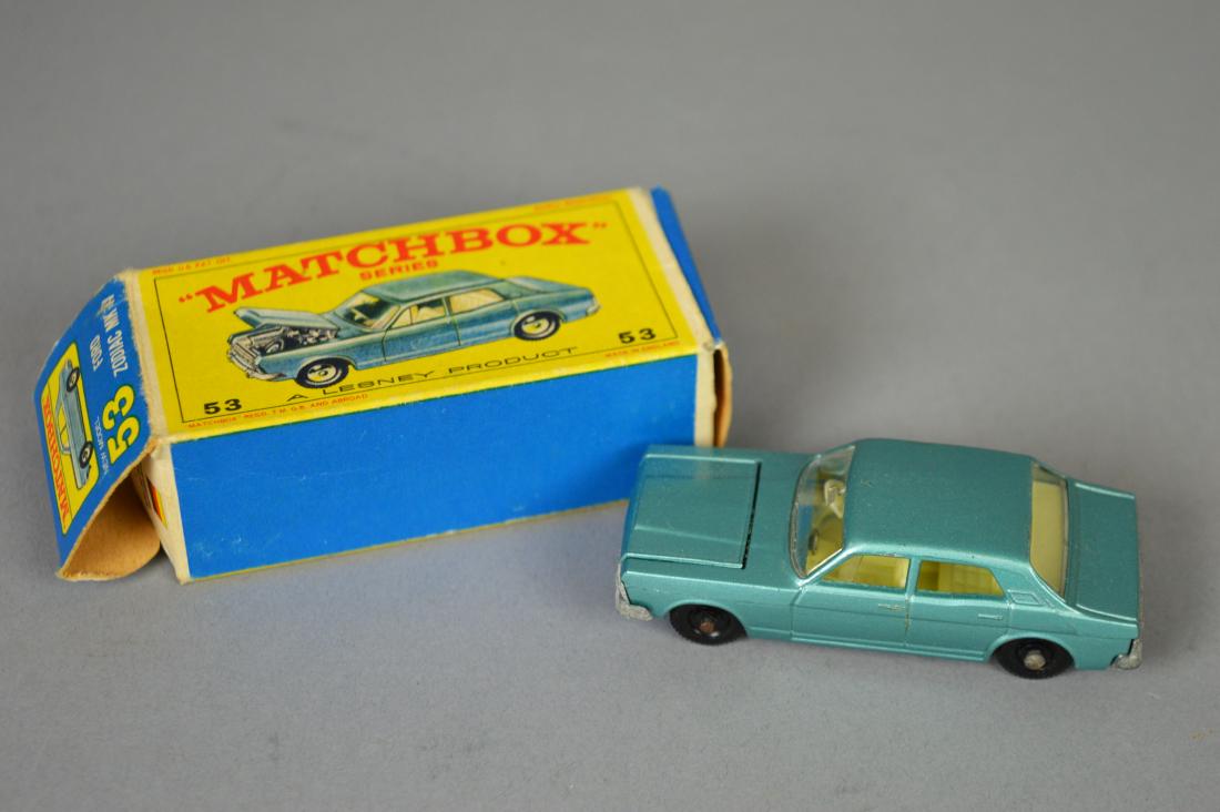 Lesney Matchbox #53 Ford Zodiac MK IV w/Box: Lesney Matchbox #53 Ford Zodiac MK IV w/Box