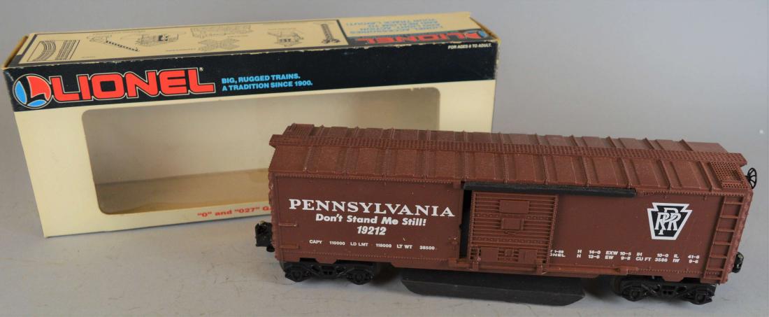 Lionel Pennsylvania Box Car 6-19212: Lionel Pennsylvania Box Car 6-19212