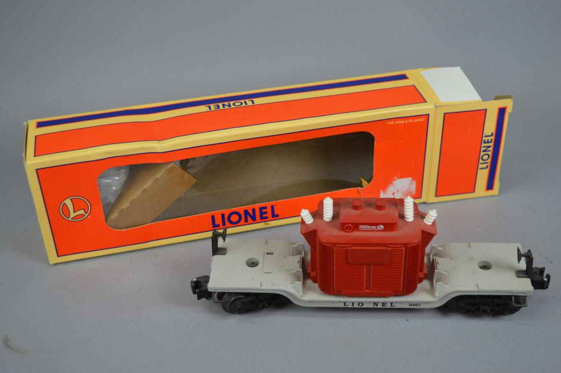 6461 Lionel Flatcar with Transformer 6-16967: 6461 Lionel Flatcar with Transformer 6-16967