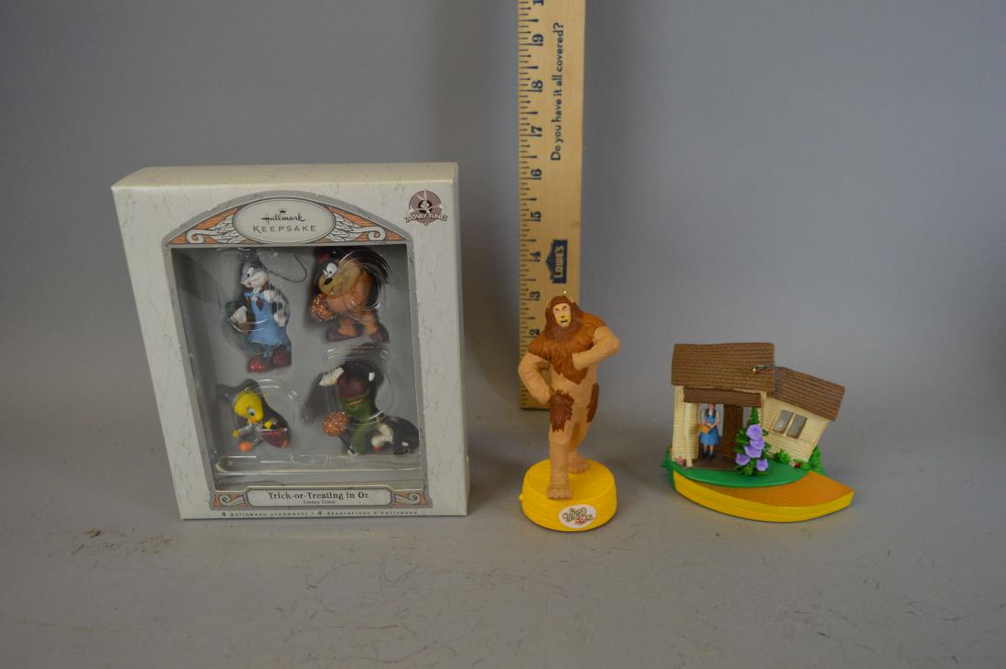 3 Hallmark Keepsake Wizard of Oz Ornaments: 3 Hallmark Keepsake Wizard of Oz Ornaments