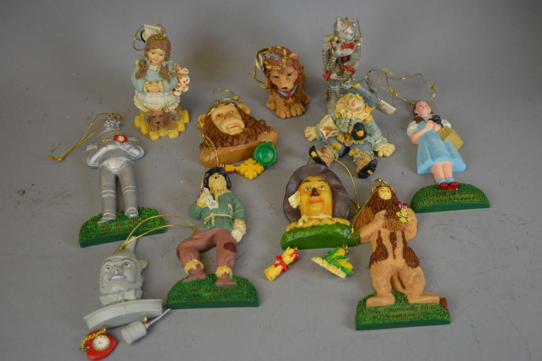 11 Kurt S Adler Resin Wizard of Oz Ornaments: 11 Kurt S Adler Resin Wizard of Oz Ornaments