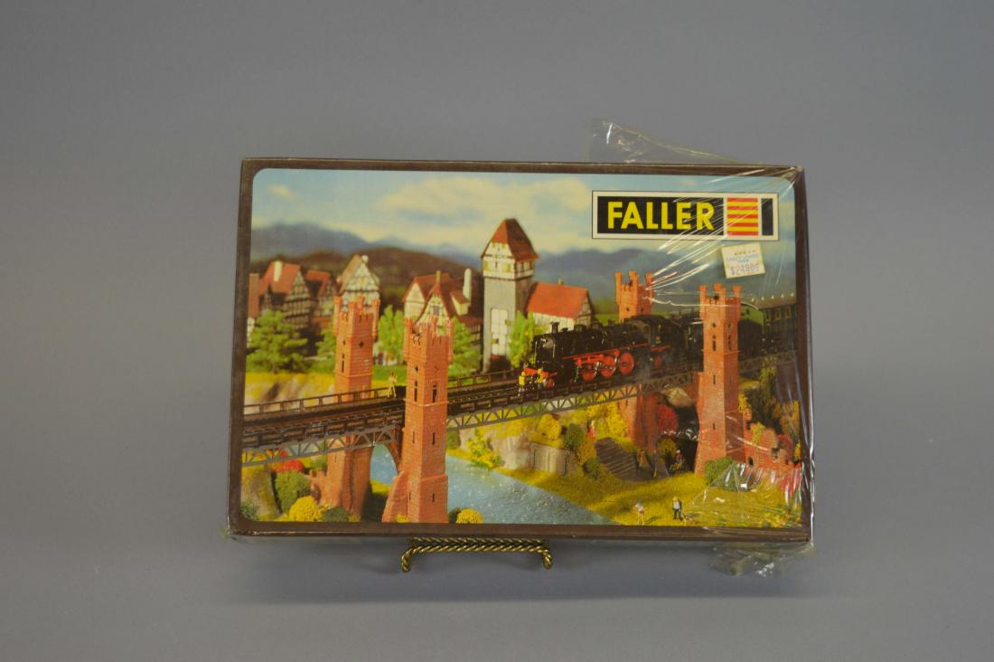 Faller B-539 HO Scale Towered Bridge Model Kit: Faller B-539 HO Scale Towered Bridge Model Kit