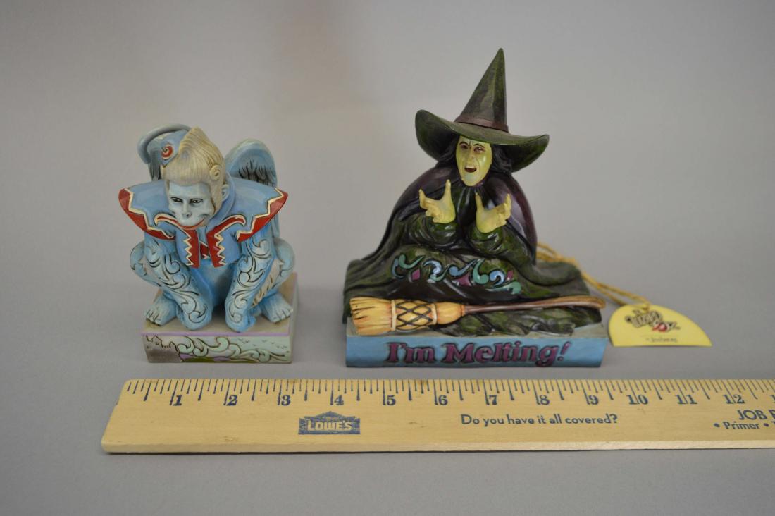 2 Jim Shore Wizard of Oz Figurines Witch & Monkey: 2 Jim Shore Wizard of Oz Figurines Witch & Monkey