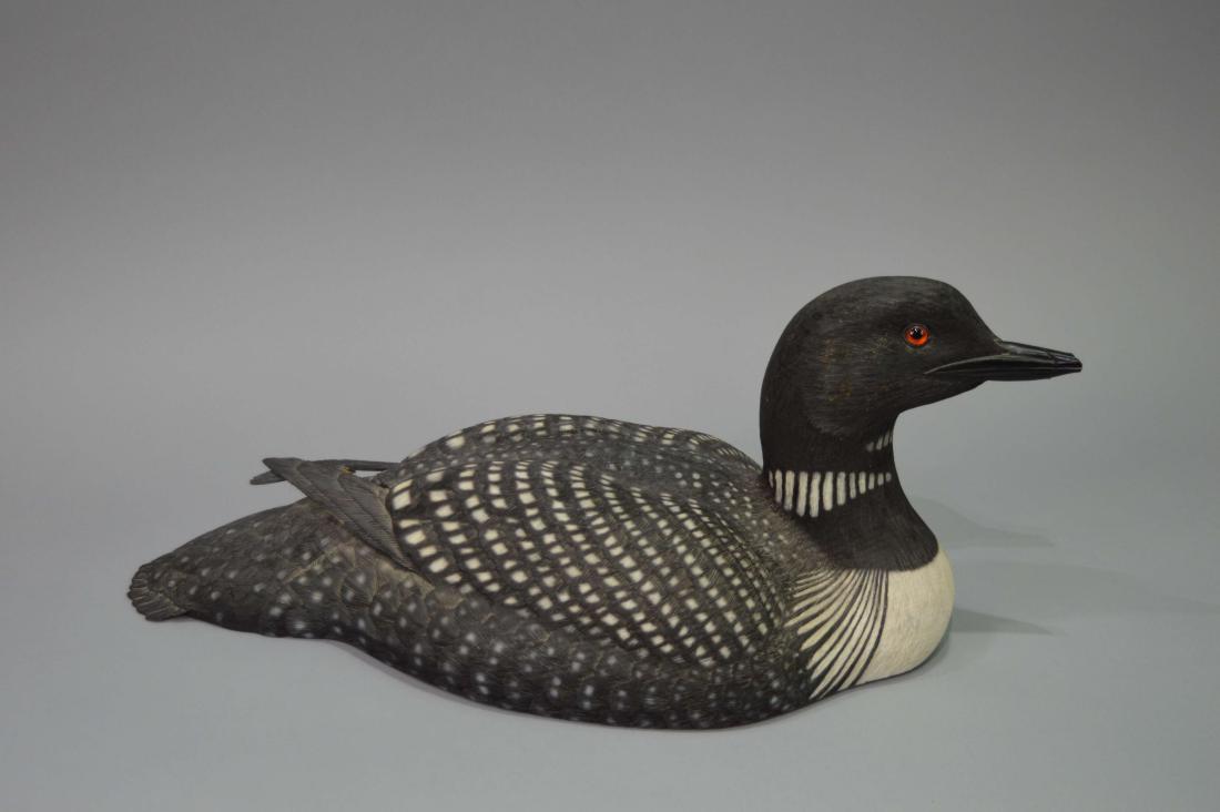 David & Pamela Brian Loon Decoy, c.1989 (1 of 8)