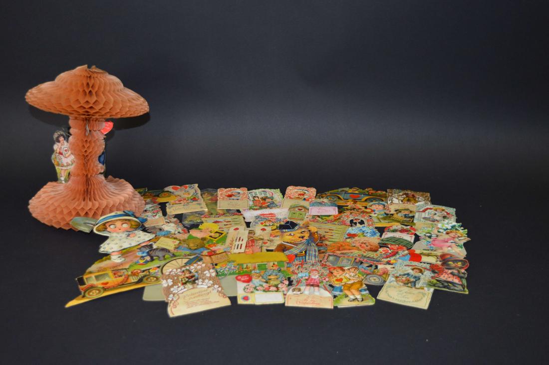 Lot of Victorian & Deco Valentine's Day Cards (1 of 11)